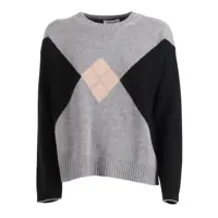 Pulovere BOXING FIT CREW NECK SWEATER WITH INLAY Femei