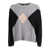 Kangra BOXING FIT CREW NECK SWEATER WITH INLAY Black  