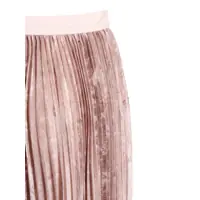 Fuste Fabiana Filippi Dama - Fuste Fabiana Filippi PLEATED PRINTED SATIN WIDE LONG SKIRT Pink Femei (BM 19680321) - B-mall.ro