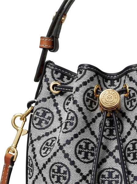 Genti de mana Tory Burch T Monogram Bucket Bag Mini BLUE Femei (BM 19680341) 5