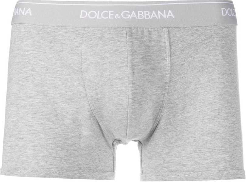Lenjerie intima Dolce & Gabbana Bi-Pack Boxer Regular GREY Barbati (BM 19680350) 2