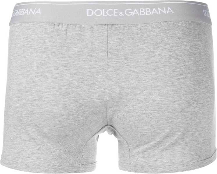 Lenjerie intima Dolce & Gabbana Bi-Pack Boxer Regular GREY Barbati (BM 19680350) 3