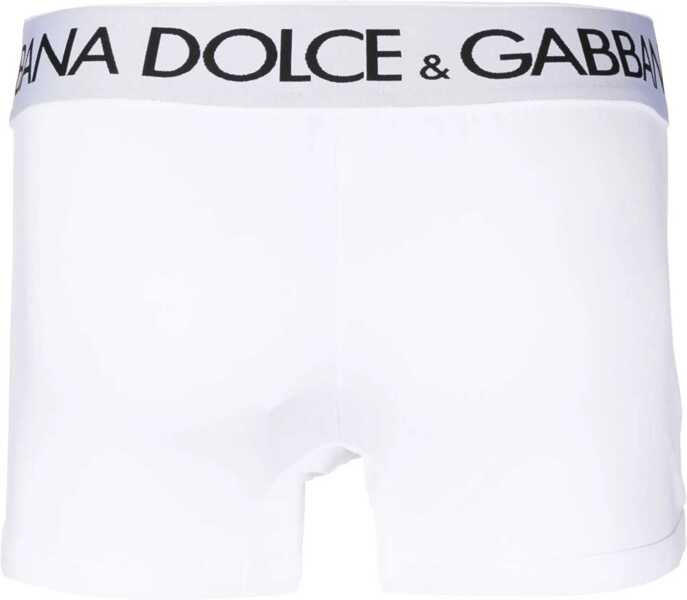 Lenjerie intima Dolce & Gabbana Regular Fit Boxer Shorts WHITE Barbati (BM 19680359) 2