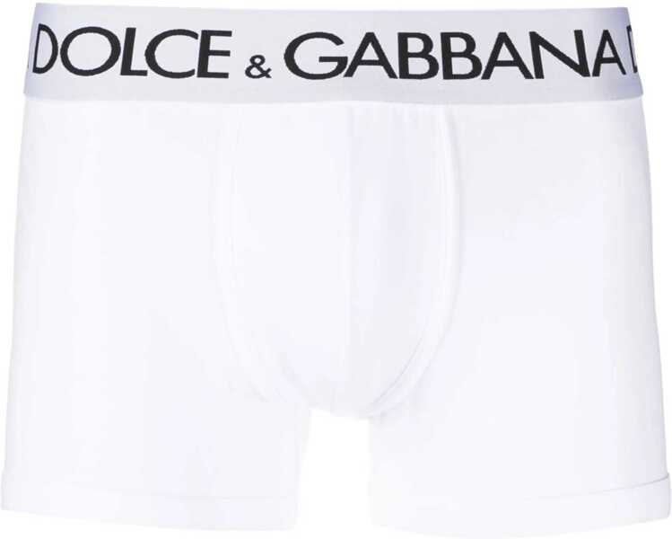 Lenjerie intima Dolce & Gabbana Regular Fit Boxer Shorts WHITE Barbati (BM 19680359) 1
