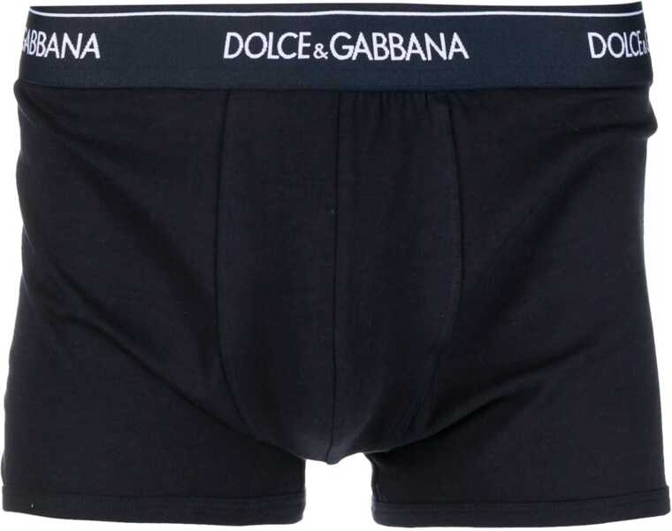 Lenjerie intima Dolce & Gabbana Pack Of Two Boxers BLUE Barbati (BM 19680368) 2