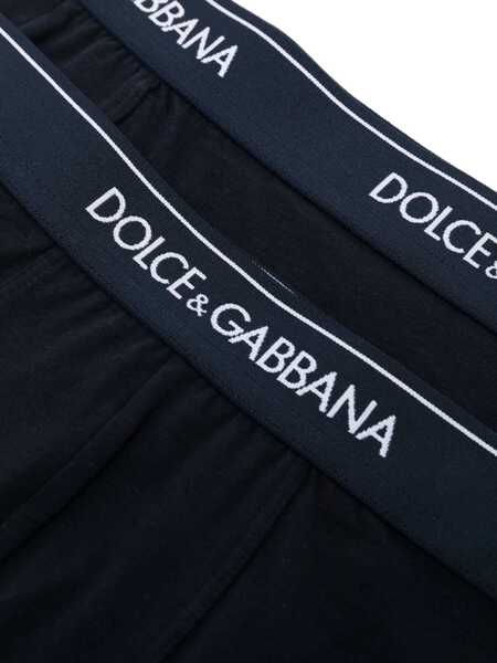 Lenjerie intima Dolce & Gabbana Pack Of Two Boxers BLUE Barbati (BM 19680368) 4
