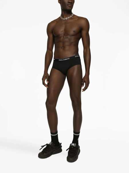 Chiloti Dolce & Gabbana Bi-Pack Briefs Brando BLACK Barbati (BM 19680374) 3