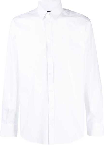 Camasi casual Dolce & Gabbana Gold Fit Cotton Shirt WHITE Barbati (BM 19680377) 1