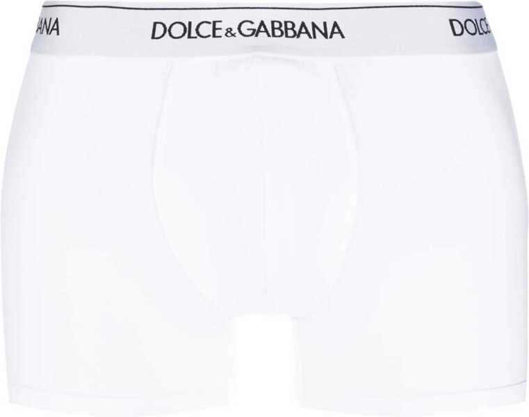 Lenjerie intima Dolce & Gabbana Bi-Pack Boxer Regular WHITE Barbati (BM 19680404) 2