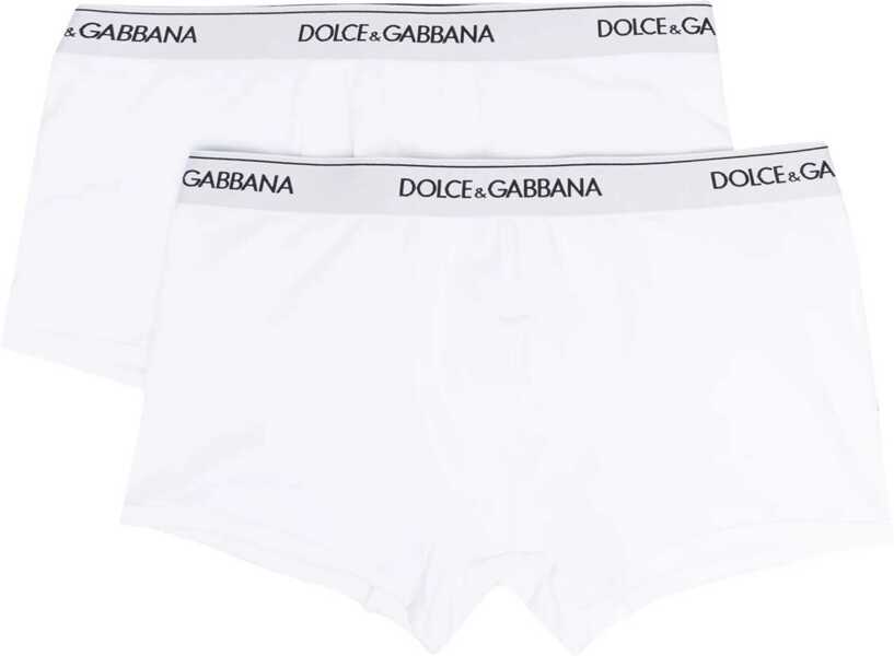 Lenjerie intima Dolce & Gabbana Bi-Pack Boxer Regular WHITE Barbati (BM 19680404) 1