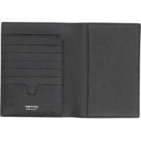 Portofele pentru Barbati - Portofele Tom Ford Passport Holder With Logo BLACK Barbati (BM 19680437) - B-mall.ro