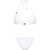 Dolce & Gabbana Logo Bikini Swimsuit WHITE