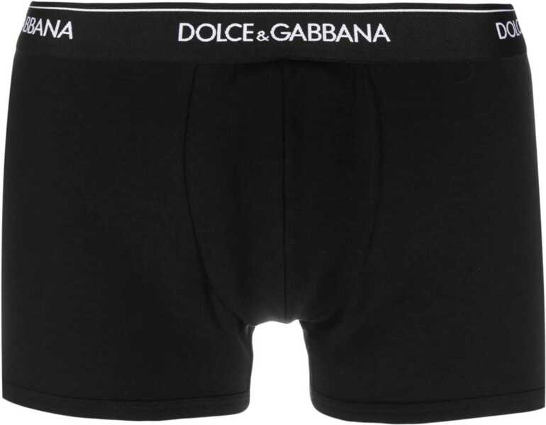 Lenjerie intima Dolce & Gabbana Bi-Pack Boxer Regular BLACK Barbati (BM 19680503) 2