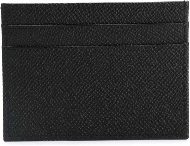 Portofele Dolce & Gabbana Leather Card Holder BLACK Femei (BM 19680566) 4