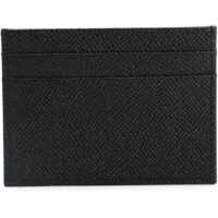 Portofele Dama - Portofele Dolce & Gabbana Leather Card Holder BLACK Femei (BM 19680566) - B-mall.ro