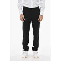 Pantaloni eleganti Virgin Wool Sportswear Pants With Belt Loops Barbati