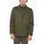 CORNELIANI Cc Collection Eco-Suede Quilted Blazer With Chest Piece Military Green