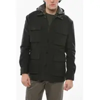 Jachete Cc Collection Wool Blend Utility Jacket With Removable Quilt Barbati
