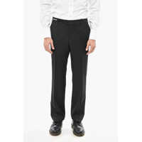 Pantaloni eleganti 4-Pocketed Virgin Wool Pants With Belt Loops Barbati