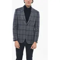 Sacouri Tartan Patterned Academy Light Half-Lined Blazer Barbati