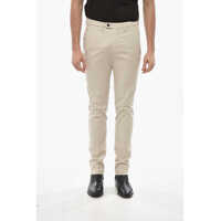 Pantaloni casual Cotton Blend Chinos Pants With Belt Loops Barbati