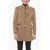 CORNELIANI Cc Collection Solid Color Virgin Wool Coat With Removable Ch Beige