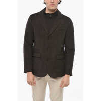 Sacouri Cc Collection Solid Color 3-Button Blazer With Removable Che Barbati