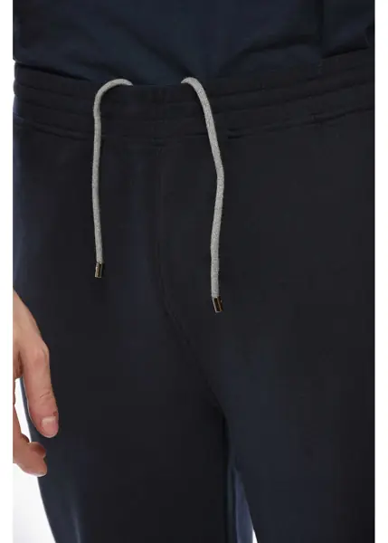 Pantaloni de trening CORNELIANI 2-Pocketed Cotton Sweatpants With Drawstring Blue Barbati (BM 19680902) 3