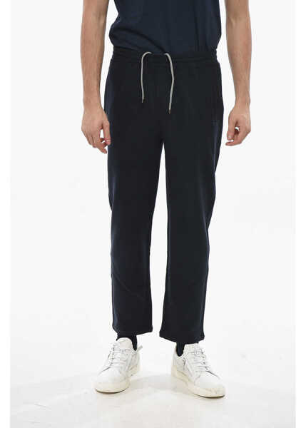 Pantaloni de trening CORNELIANI 2-Pocketed Cotton Sweatpants With Drawstring Blue Barbati (BM 19680902) 1