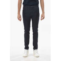 Pantaloni casual Cotton Blend Chinos Pants With Belt Loops Barbati