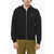 Diesel Brushed Cotton Full Zip Hoodie Black