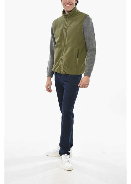 Jachete POLAR SKATE Sleeveless Fleece Jacket Military Green Barbati (BM 19680932) 4