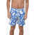 YES I AM Abstract-Patterned Swimshorts Light Blue