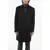 CORNELIANI Solid Color Cashmere Coat With Removable Chest-Piece Black