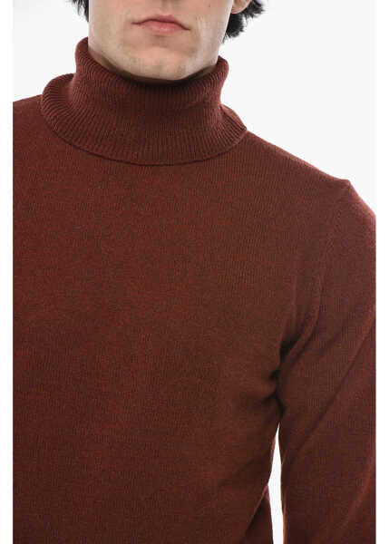 Pulovere CORNELIANI Turtleneck Cashmere Blend Sweater Red Barbati (BM 19680965) 3