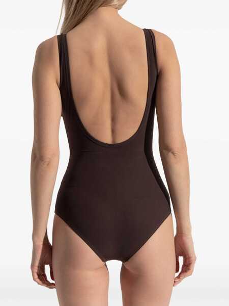 Costume de baie intregi Jil Sander One Piece Swimsuit With Logo BLUE Femei (BM 19681100) 3