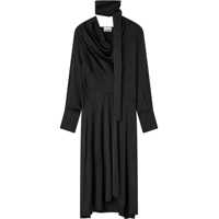 Esarfe Midi Dress With Scarf Femei