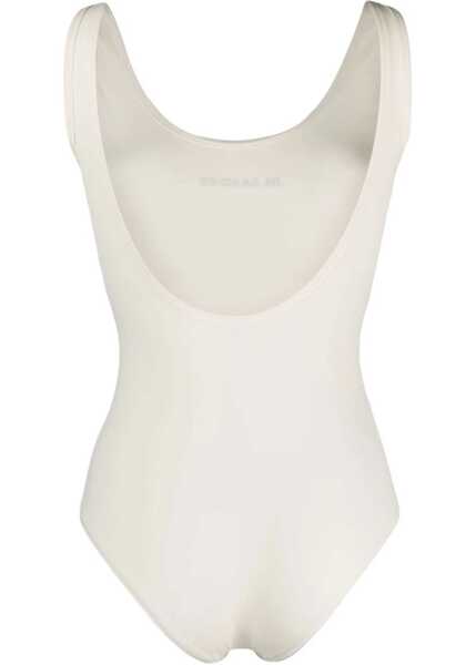 Costume de baie intregi Jil Sander One Piece Swimsuit With Logo WHITE Femei (BM 19681145) 2