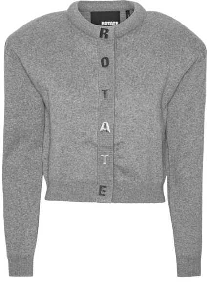 Cardigane ROTATE Birger Christensen Cardigan With Letters GREY Femei (BM 19681148) 1