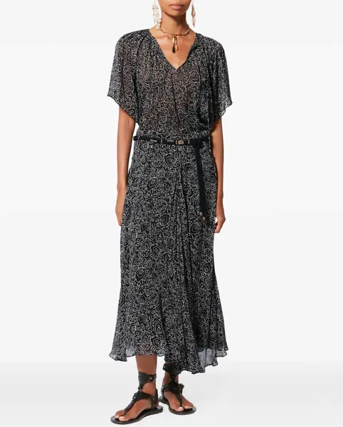 Bluze ISABEL MARANT ETOILE Top Neslya BLACK Femei (BM 19681160) 2