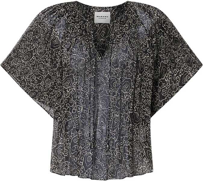 Bluze ISABEL MARANT ETOILE Top Neslya BLACK Femei (BM 19681160) 1