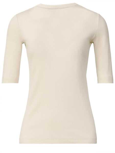Tricouri Fabiana Filippi Cotton T-Shirt IVORY Femei (BM 19681196) 2