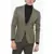 CORNELIANI Cc Collection Side Vents Notch Lapel Reset 2-Button Blazer Green