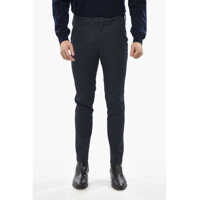 Pantaloni casual Twill Cotton Chinos Pants With Belt Loops Barbati