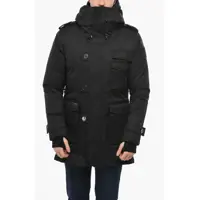 Geci de iarna Solid Color Shelby Down Jacket With Front Buttoning Barbati