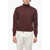 CORNELIANI Cc Collection Turtleneck Cashmere Blend Sweater Red