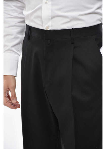 Pantaloni eleganti CORNELIANI 4-Pocketed Collective Mohair Blend Pants Black Barbati (BM 19681328) 2