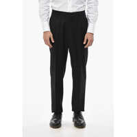 Pantaloni eleganti 4-Pocketed Collective Mohair Blend Pants Barbati
