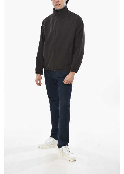 Jachete Hiking Patrol Solid Color Soft Shell Windbreaker Jacket With Fleeced Inner Brown Barbati (BM 19681334) 4