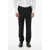 CORNELIANI Code 4-Pocketed Virgin Wool Pants With Belt Loops Black